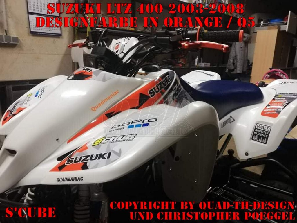 SCube Orange für Suzuki LTZ 400 2003-2008