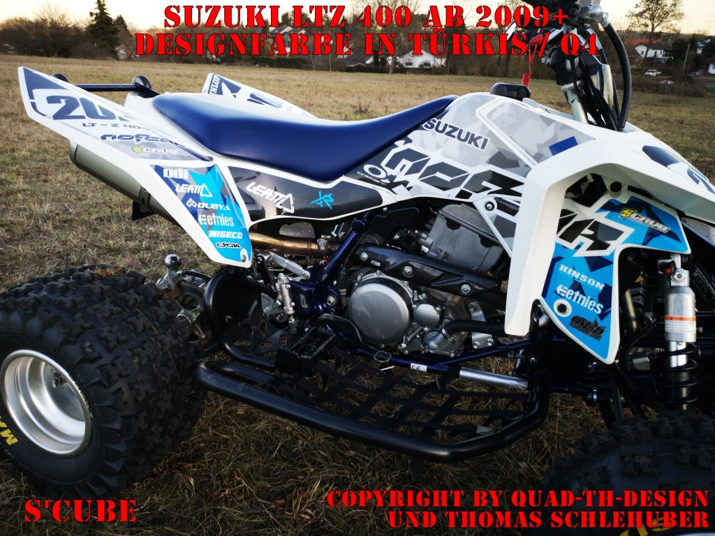 SCube Türkis für Suzuki LTZ 400 ab 2009+