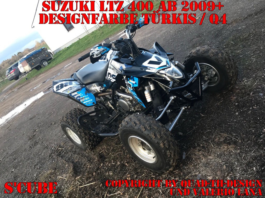 SCube Türkis für Suzuki LTZ 400 ab 2009+