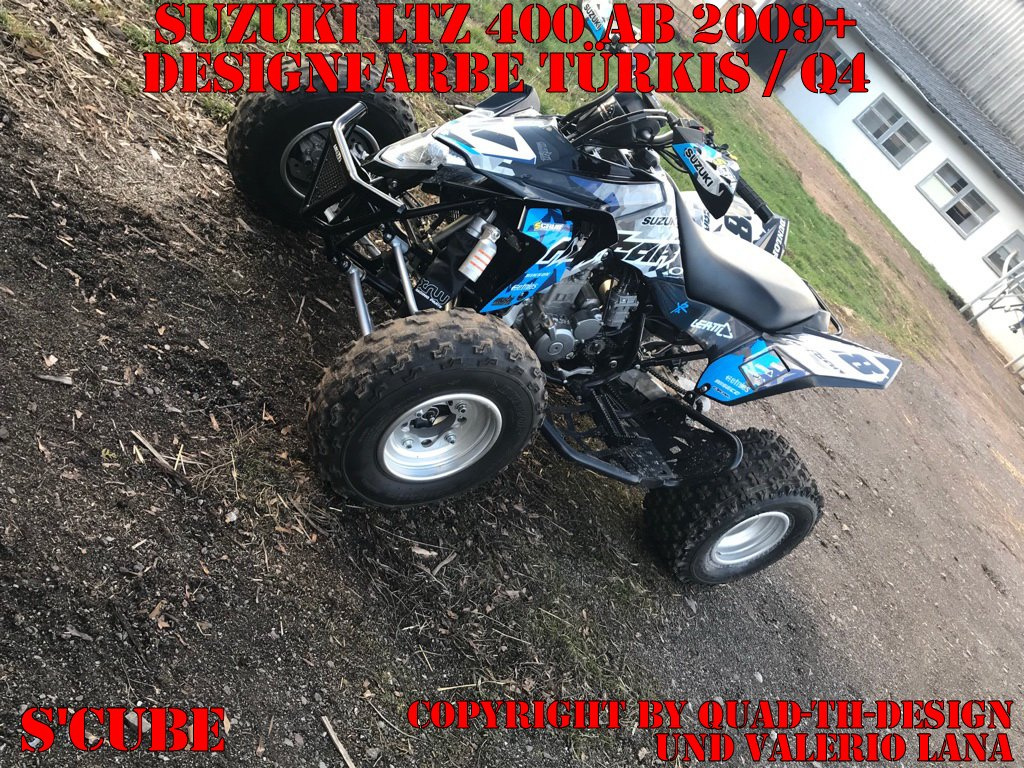 SCube Türkis für Suzuki LTZ 400 ab 2009+