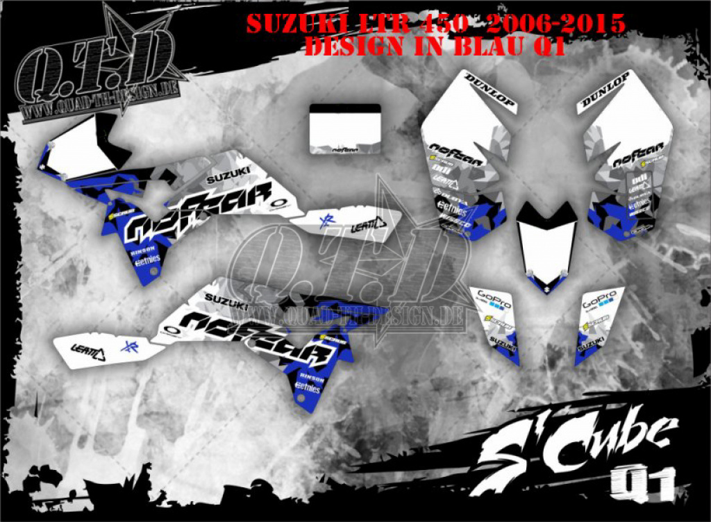 SCube Blau für Suzuki LTR 450