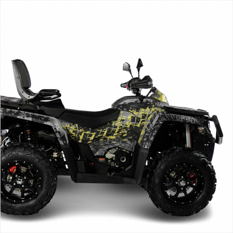Tracker Grau-Gelb XL Version für Aodes Pathcross 650/850/1000 up 2020+