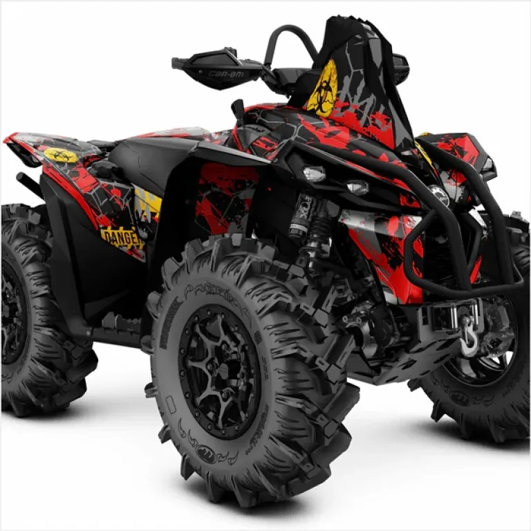 Apocalypse Rot-Schwarz XL Version für CAN-AM Renegade 1000/800/650/570 XMR