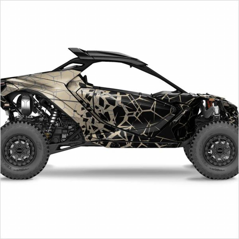 Quake Beige XL Version für Can-Am Maverick R 2 Doors