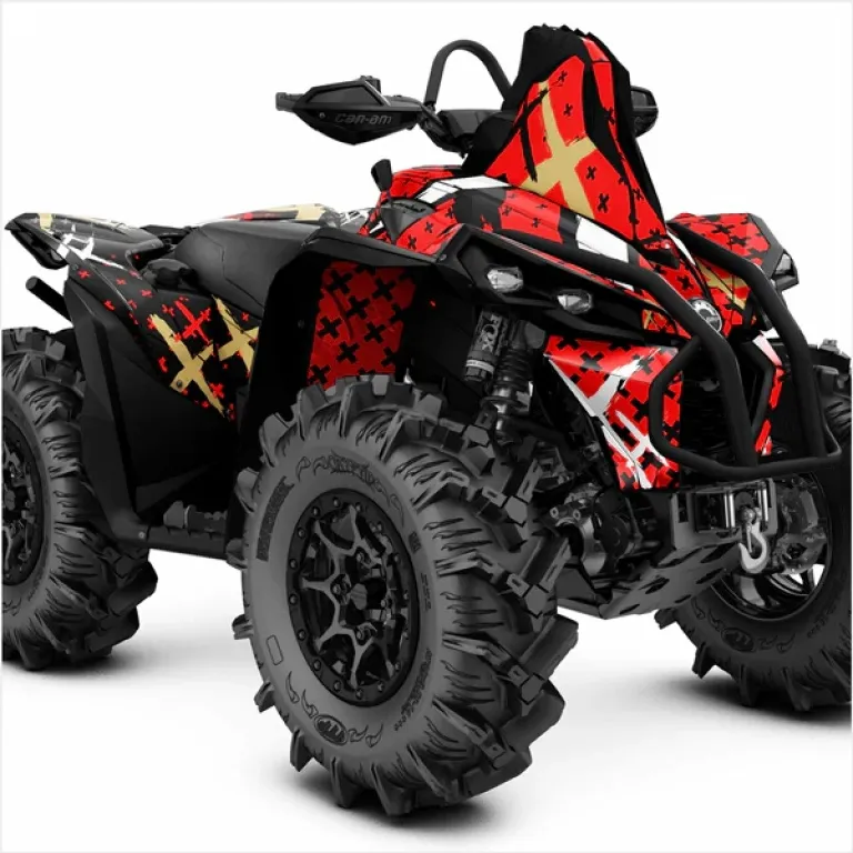 X-Design Rot XL Version für CAN-AM Renegade 1000/800/650/570 XMR