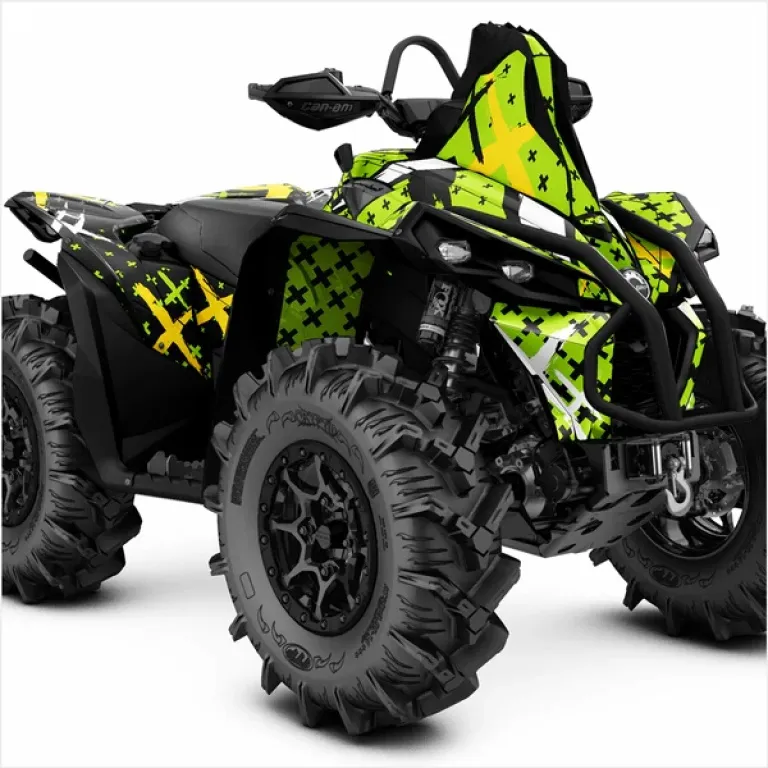 X-Design Leuchtgrün XL Version für CAN-AM Renegade 1000/800/650/570 XMR