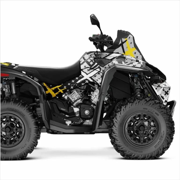 X-Design Grau-Gelb XL Version für CAN-AM Renegade 1000/800/650/570 XMR
