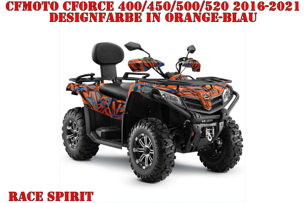 Race Spirit Orange-Blue for CF-Moto CForce 400/450/500/520 S/L 2016-2022