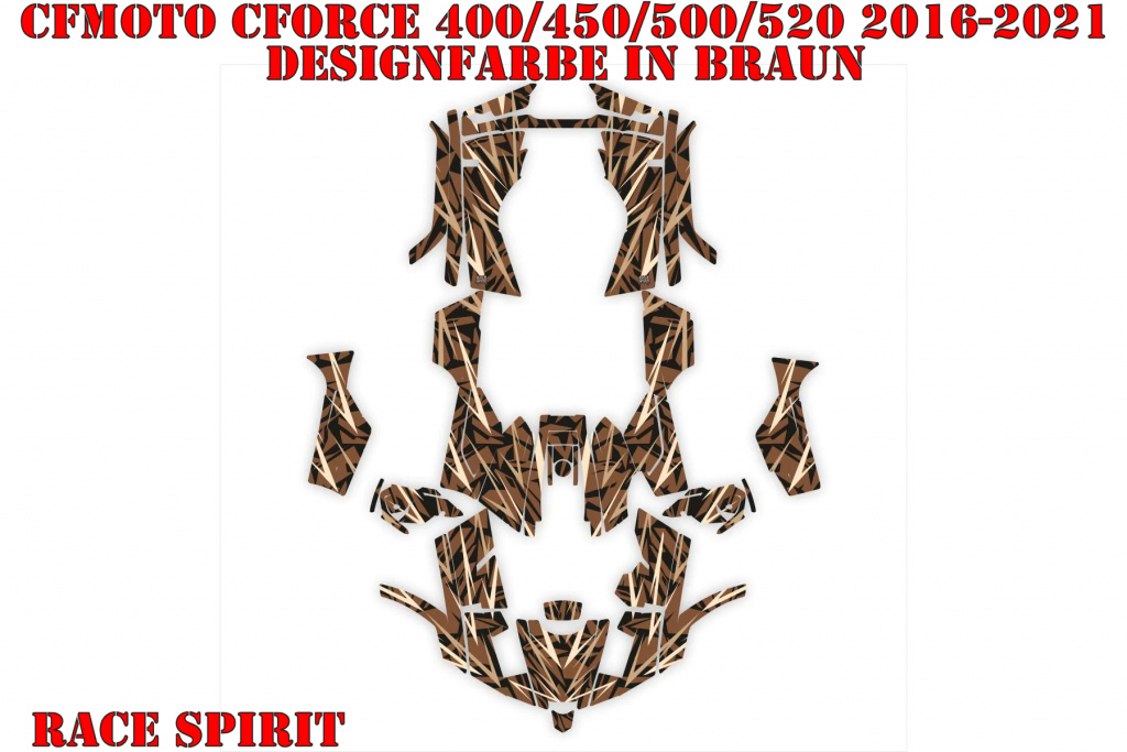Race Spirit Brown for CF-Moto CForce 400/450/500/520 S/L 2016-2022