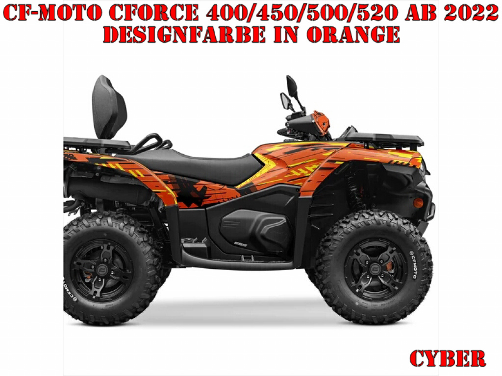 Cyber Orange for CF-Moto CForce 400/450/500/520 S/L ab 2022+