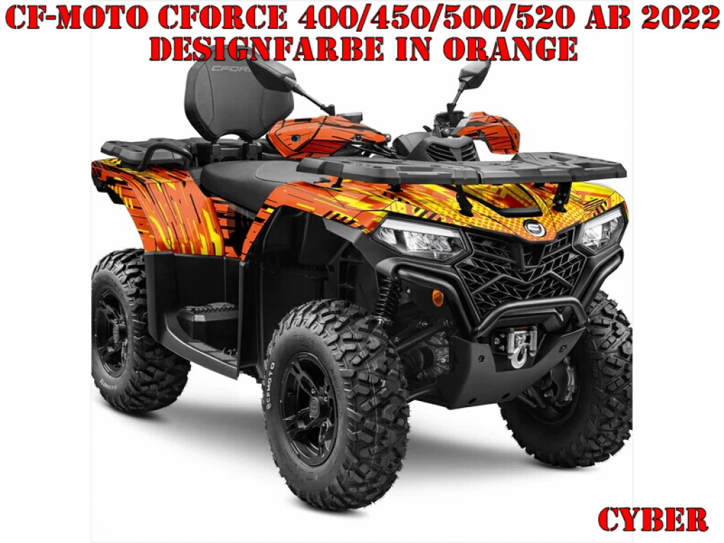 Cyber Orange for CF-Moto CForce 400/450/500/520 S/L ab 2022+