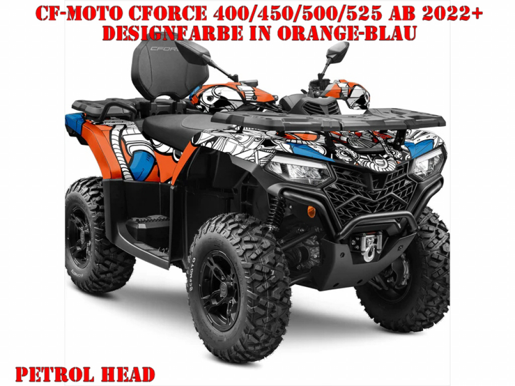 Petrol Head Orange-Blau für CF-Moto CForce 400/450/500/520 S/L ab 2022+