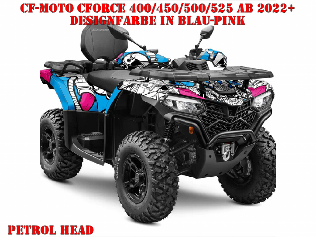 Petrol Head Blau-Pink für CF-Moto CForce 400/450/500/520 S/L ab 2022+