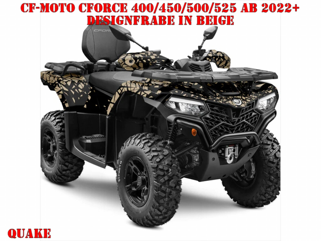 Quake Beige for CF-Moto CForce 400/450/500/520 S/L ab 2022+