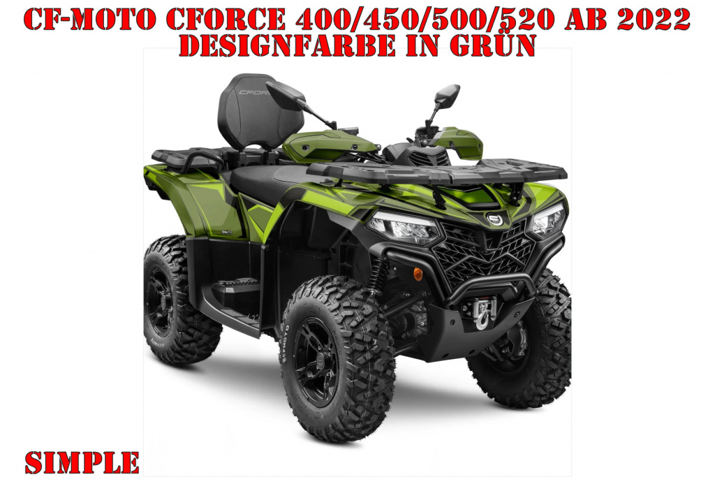 Simple Green for CF-Moto CForce 400/450/500/520 S/L ab 2022+