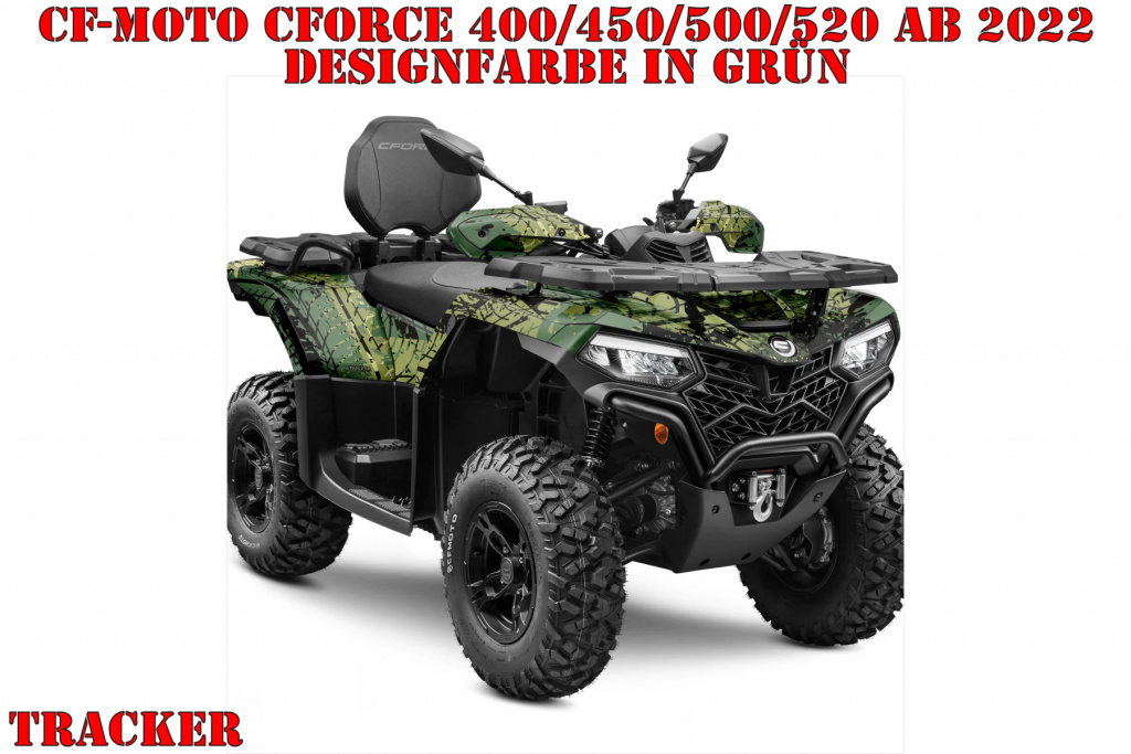 Tracker Green for CF-Moto CForce 400/450/500/520 S/L ab 2022+