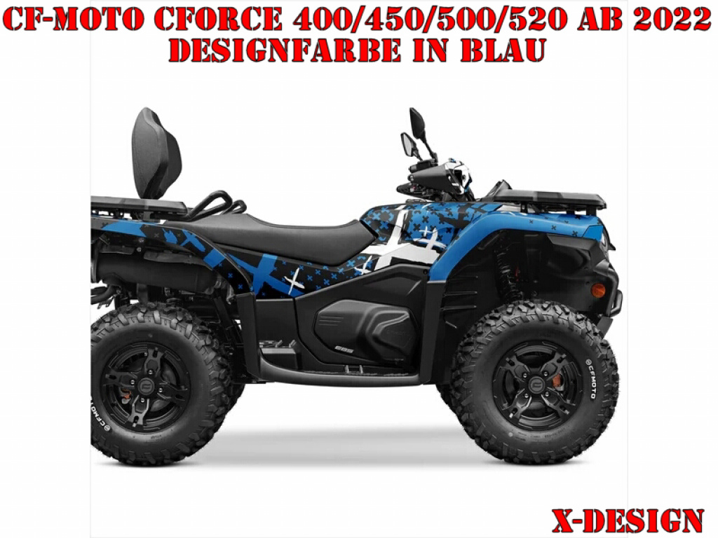 X-Design Blue for CF-Moto CForce 400/450/500/520 S/L ab 2022+