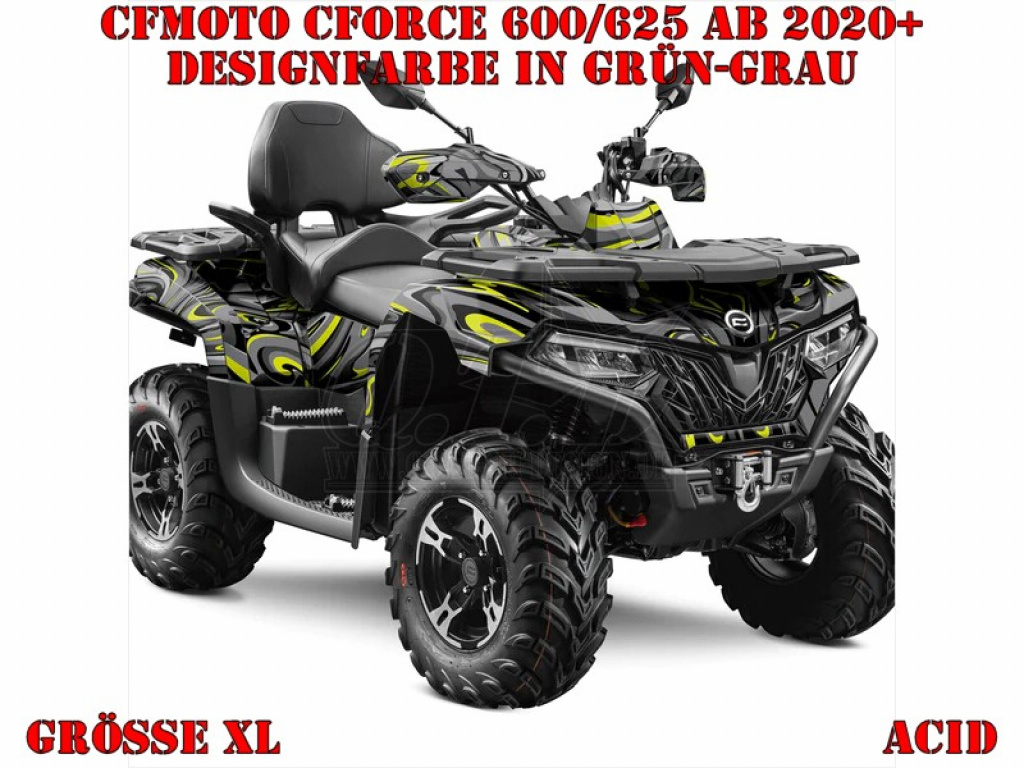 Acid Grün-Grau XL Version für CF-Moto CForce 600-625 S/L ab 2020+
