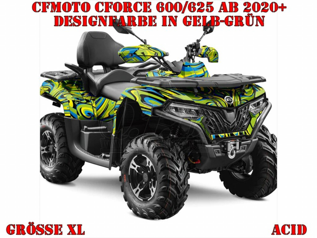 Acid Gelb-Grün XL Version für CF-Moto CForce 600-625 S/L ab 2020+