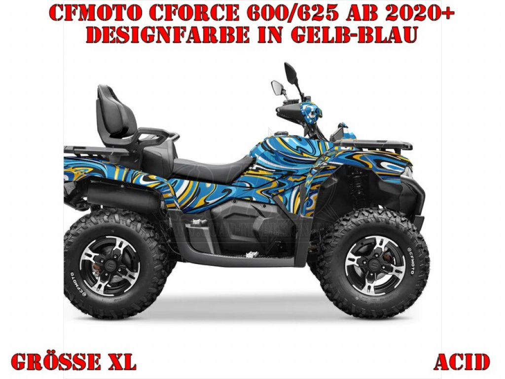 Acid Gelb-Blau XL Version für CF-Moto CForce 600-625 S/L ab 2020+