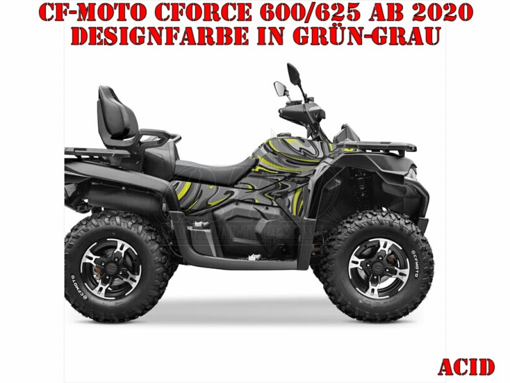 Acid Grün-Grau M Version für CF-Moto CForce 600-625 S/L ab 2020+