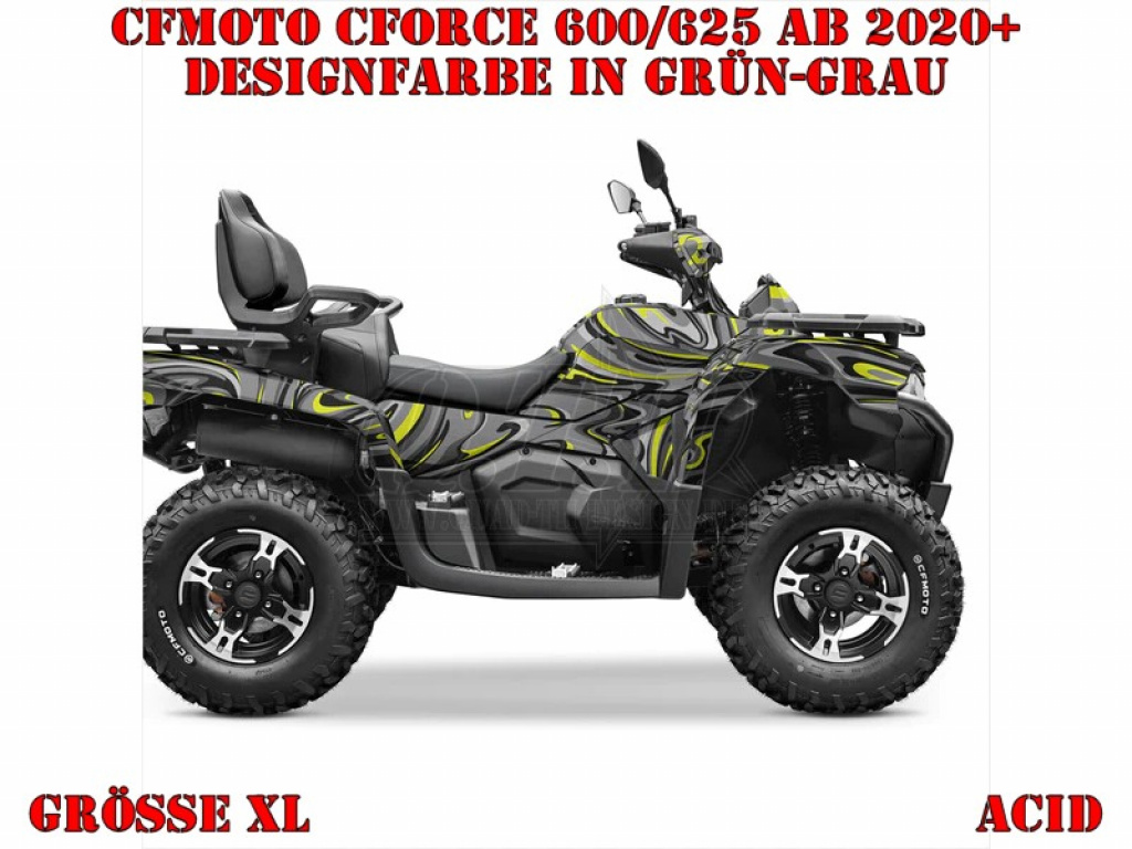 Acid Grün-Grau XL Version für CF-Moto CForce 600-625 S/L ab 2020+