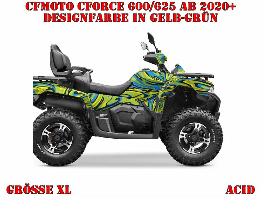 Acid Gelb-Grün XL Version für CF-Moto CForce 600-625 S/L ab 2020+