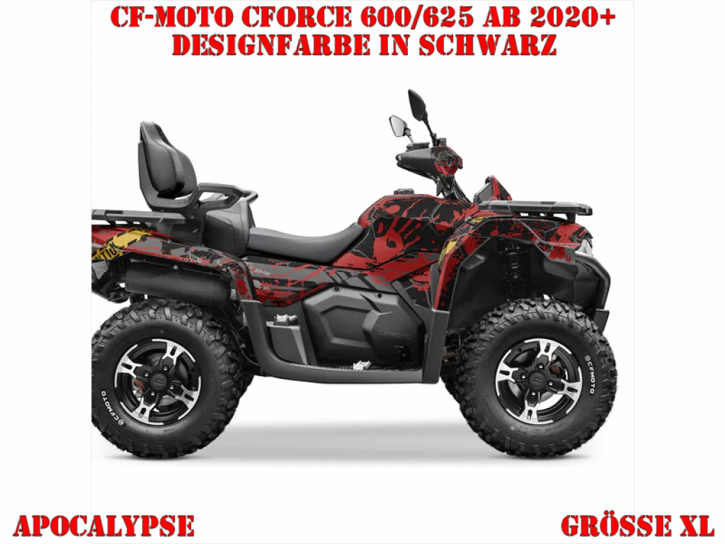 Apocalypse Schwarz XL Version für CF-Moto CForce 600-625 S/L ab 2020+