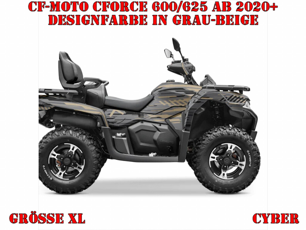 Cyber Grau-Beige XL Version für CF-Moto CForce 600-625 S/L ab 2020+