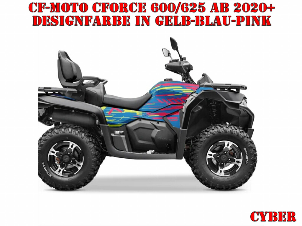 Cyber Gelb-Blau-Pink M Version für CF-Moto CForce 600-625 S/L ab 2020+