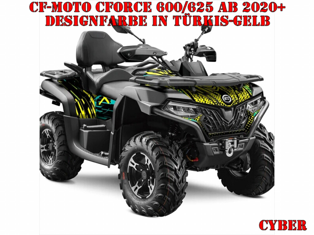 Cyber Türkis-Gelb M Version für CF-Moto CForce 600-625 S/L ab 2020+