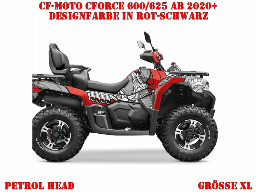 Petrol Head Red-Black XL Version for CF-Moto CForce 600-625 S/L ab 2020+