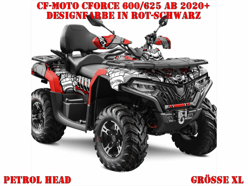 Petrol Head Red-Black XL Version for CF-Moto CForce 600-625 S/L ab 2020+