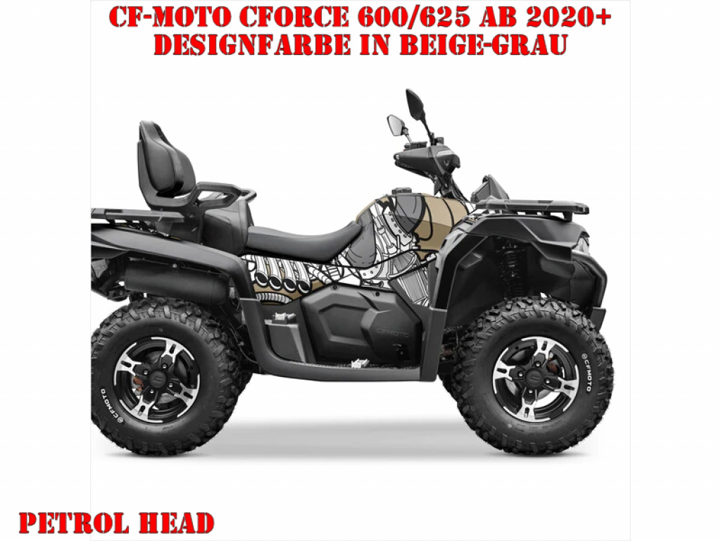 Petrol Head Beige-Grey M Version for CF-Moto CForce 600-625 S/L ab 2020+