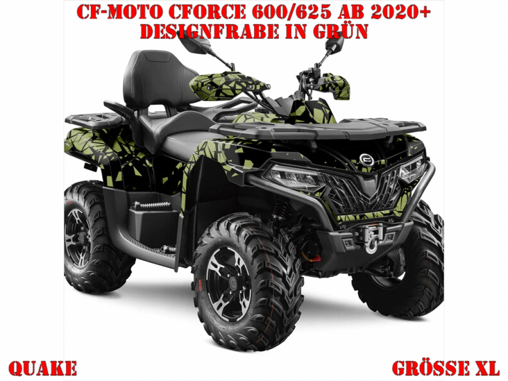 Quake Grün XL Version für CF-Moto CForce 600-625 S/L ab 2020+