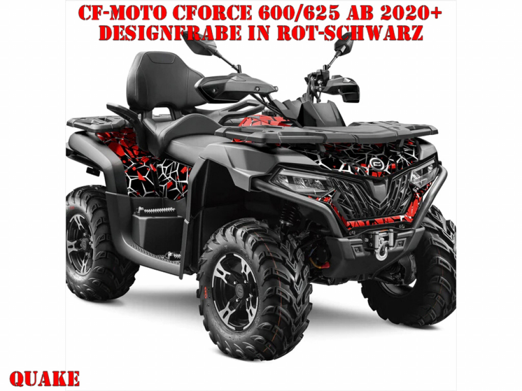 Quake Rot-Schwarz M Version für CF-Moto CForce 600-625 S/L ab 2020+