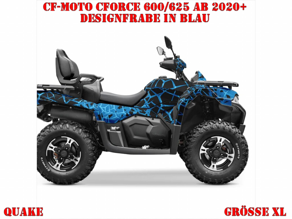 Quake Blau XL Version für CF-Moto CForce 600-625 S/L ab 2020+