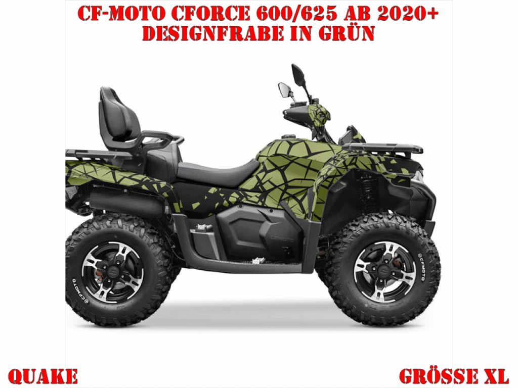 Quake Grün XL Version für CF-Moto CForce 600-625 S/L ab 2020+