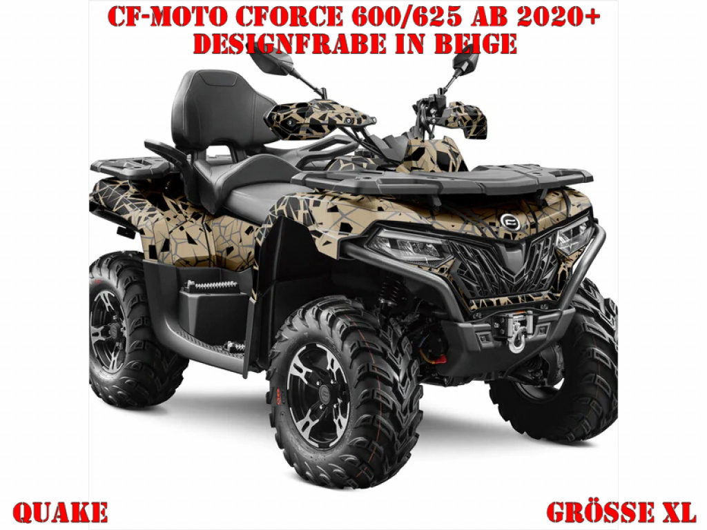 Quake Beige XL Version für CF-Moto CForce 600-625 S/L ab 2020+