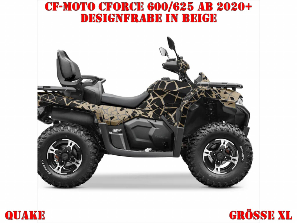 Quake Beige XL Version für CF-Moto CForce 600-625 S/L ab 2020+