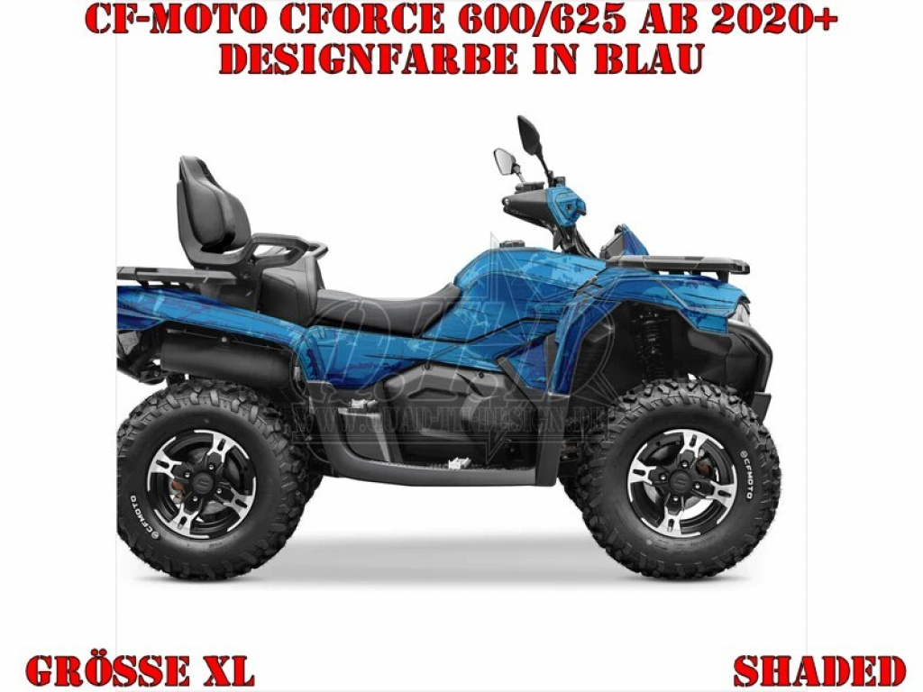 Shaded Blau XL Version für CF-Moto CForce 600-625 S/L ab 2020+