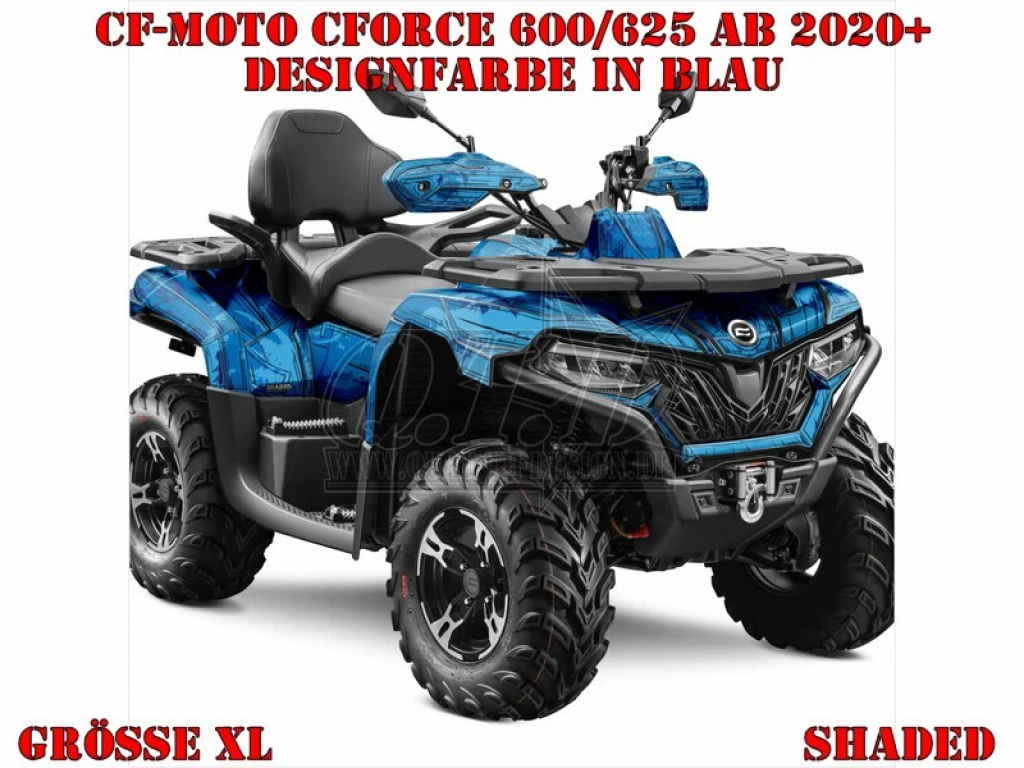 Shaded Blau XL Version für CF-Moto CForce 600-625 S/L ab 2020+