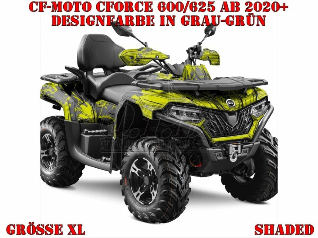 Shaded Grau-Grün XL Version für CF-Moto CForce 600-625 S/L ab 2020+