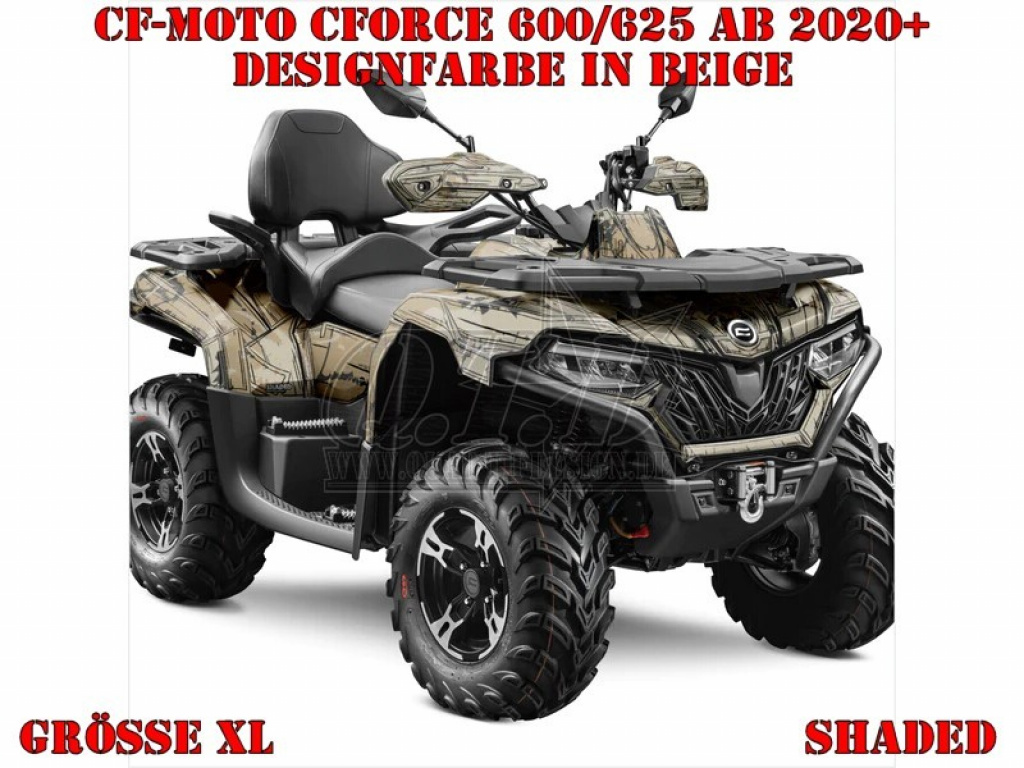 Shaded Beige XL Version für CF-Moto CForce 600-625 S/L ab 2020+