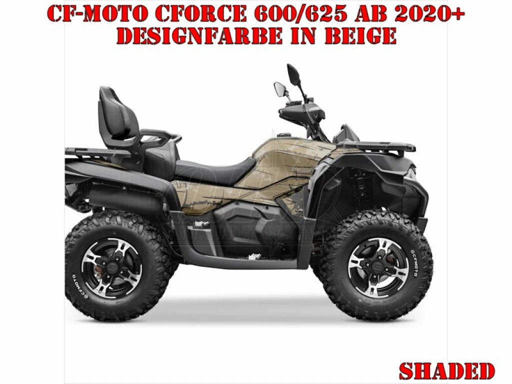Shaded Beige M Version für CF-Moto CForce 600-625 S/L ab 2020+
