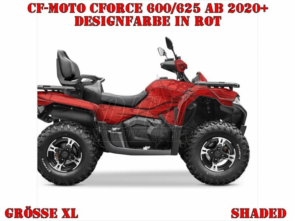 Shaded Rot XL Version für CF-Moto CForce 600-625 S/L ab 2020+