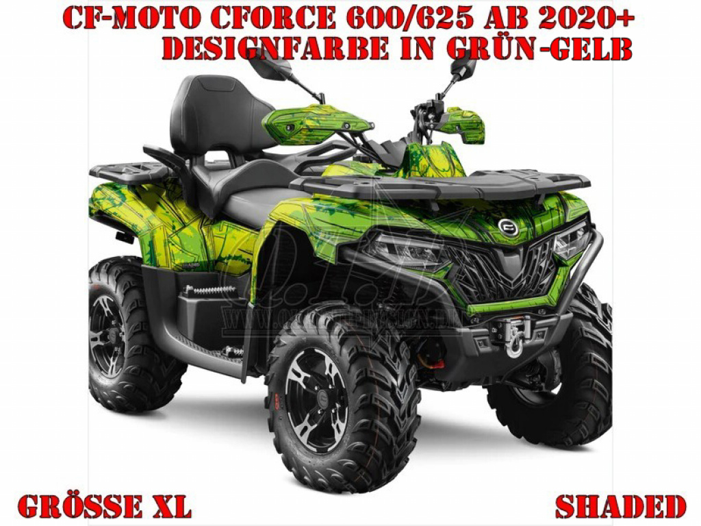Shaded Grün-Gelb XL Version für CF-Moto CForce 600-625 S/L ab 2020+