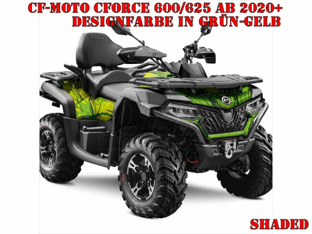 Shaded Grün-Gelb M Version für CF-Moto CForce 600-625 S/L ab 2020+