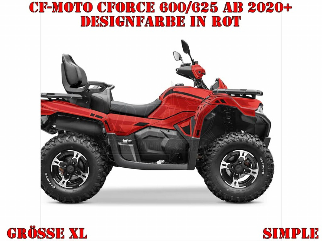 Simple Rot XL Version für CF-Moto CForce 600-625 S/L ab 2020+