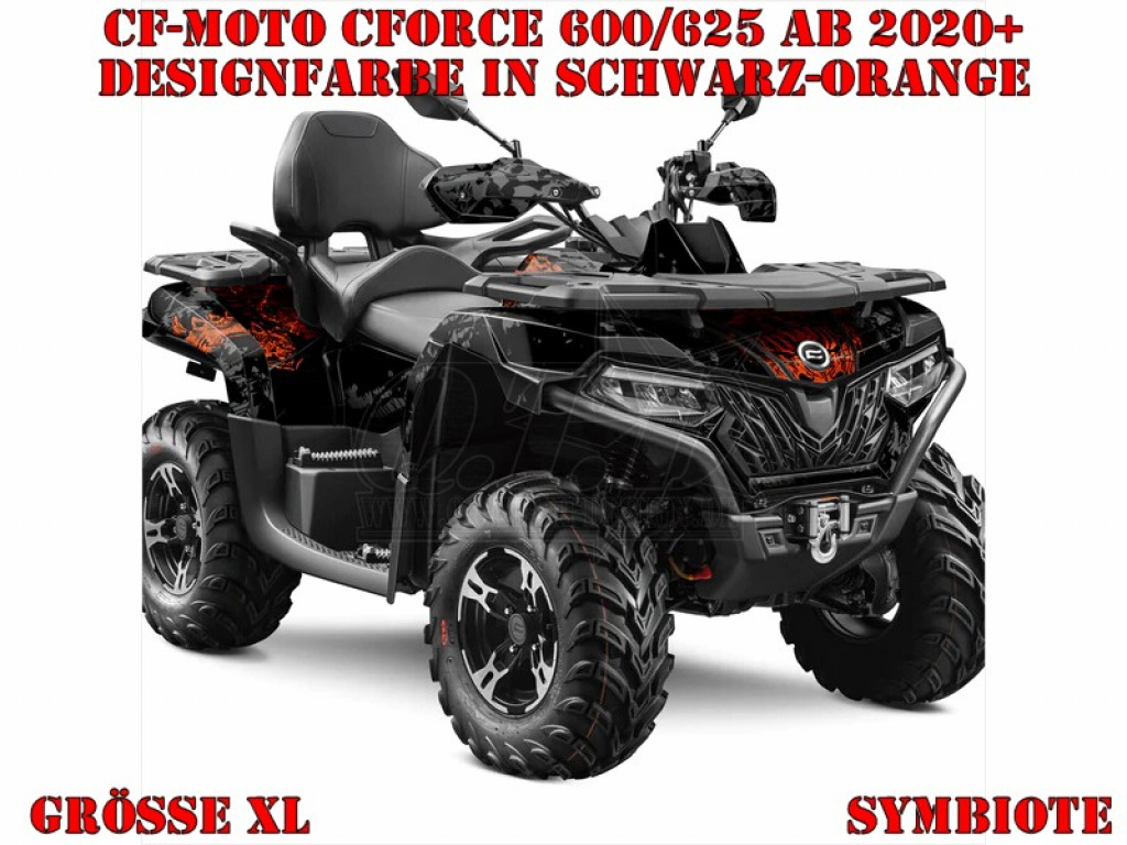 Symbiote Schwarz-Orange XL Version für CF-Moto CForce 600-625 S/L ab 2020+